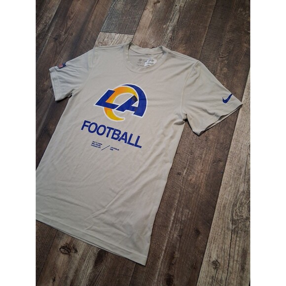 NEW! Men's Nike NFL OnField Apparel LA Rams Dri-Fit T-Shirt, Size Small - Picture 3 of 11
